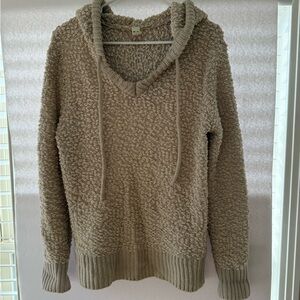 Textured Beige Sweater hoodie